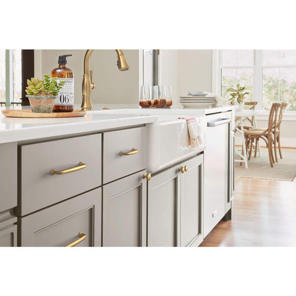Champagne Bronze Traditional Cabinet Bar Pull with Mounting Hardware