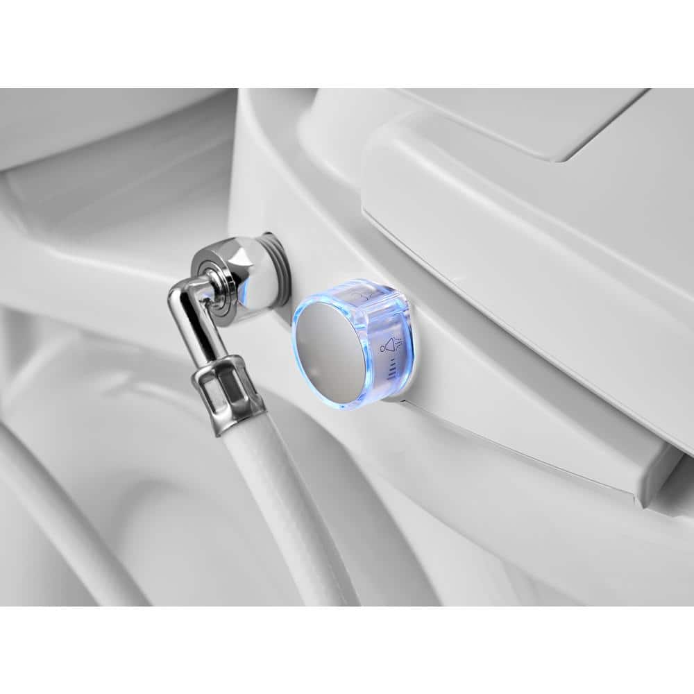AquaWash 2.0 White Elongated Manual Bidet Seat