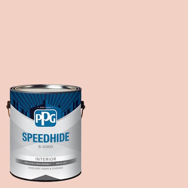1 gal. PPG1063-3 Pale Coral Satin Interior Paint