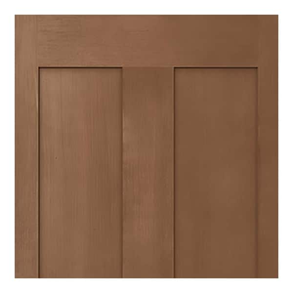 JELD-WEN 36 in. x 80 in. Left-Hand Craftsman 6 Lite Clear Glass