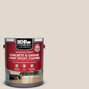 1 gal. #N210-1 Taupe Tease Self-Priming 1-Part Epoxy Satin Interior/Exterior Concrete and Garage Floor Paint