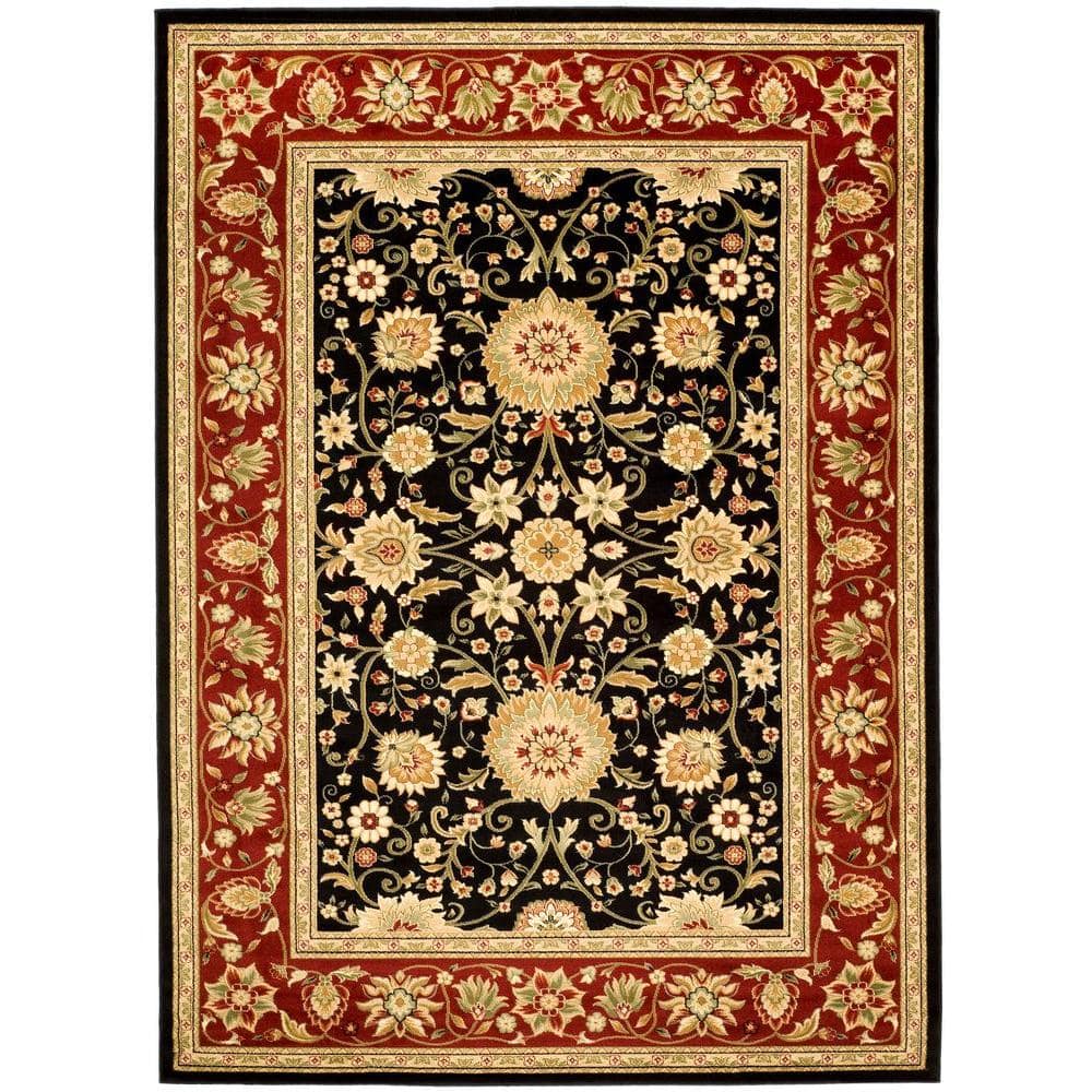 Lyndhurst Black/Red 9 ft. x 12 ft. Border Area Rug price history on PriceWatchPro