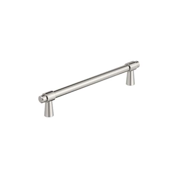 Amerock Destine 6-5/16 in. (160mm) Modern Polished Nickel Bar Cabinet Pull