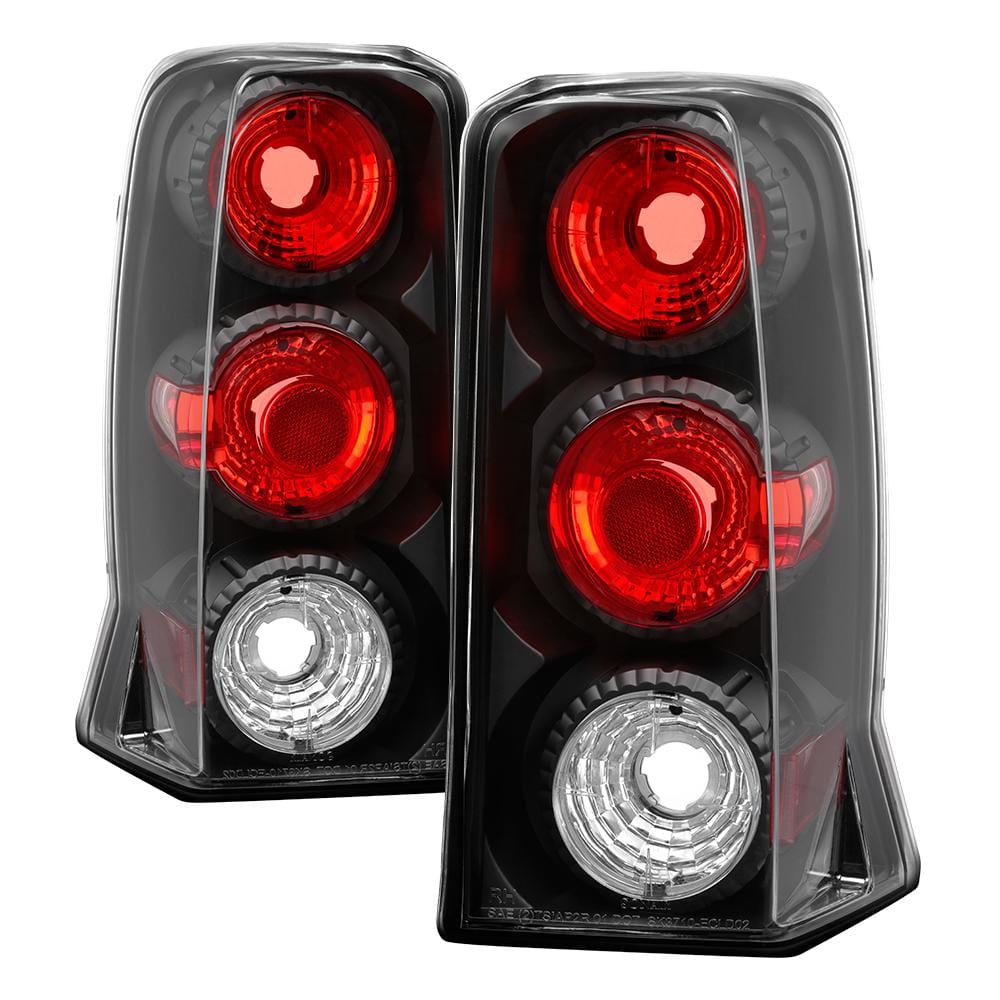 Spyder Auto Cadillac Escalade SUV ( Not EXT ) 02-06 Euro Style Tail Lights  - Black 5001597 - The Home Depot