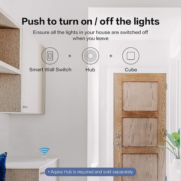 Cube, Requires Hub, Magic Cube Controller, 6 Customizable Gestures to  Control Your Smart Home Devices