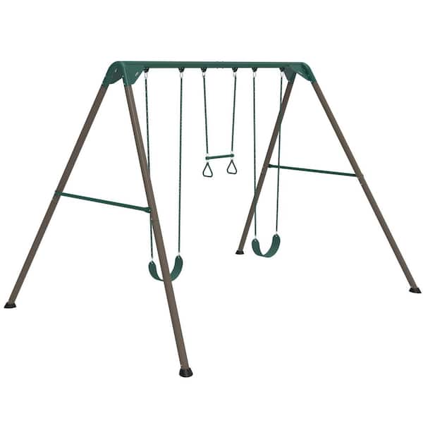 Kids 10 ft. Metal Swing Set