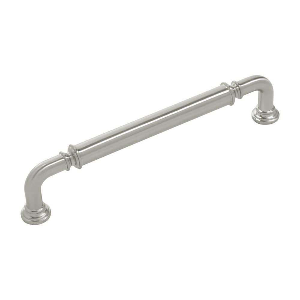 Berkshire Collection 6-5/16 in (160mm) Center to Center Satin Nickel Bar Cabinet Pull price history on PriceWatchPro