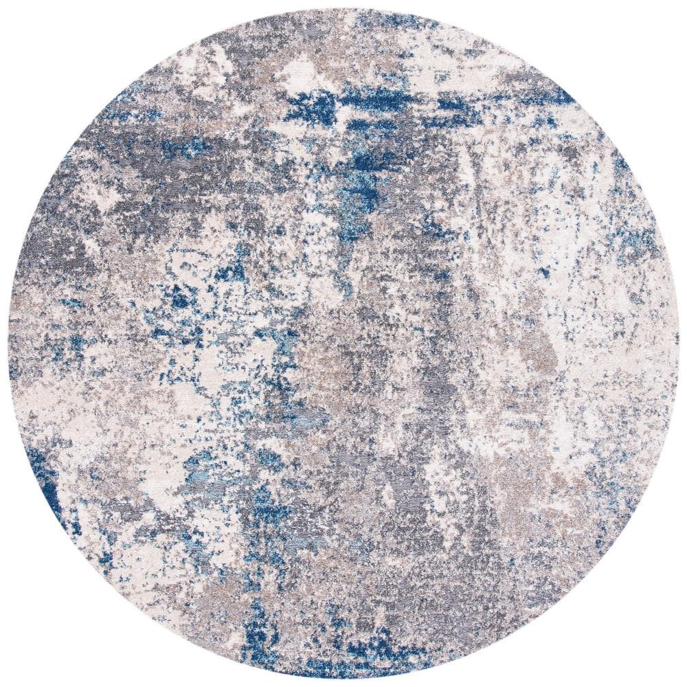 Light Grey SAFAVIEH Aston Collection ASN715F Modern Abstract Non-Shedding Dining Room Entryway Foyer Living Room Bedroom Area Rug Grey 6'7 x 6'7 Round Light Grey SAFAVIEH Aston Collection ASN715F Modern Abstract Non-Shedding Dining Room Entryway Foyer Living Room Bedroom Area Rug Grey 6'7 x 6'7 Round