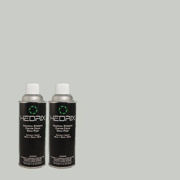 Hedrix 11 oz. Match of C40-54 Cape Mist Low Lustre Custom Spray Paint (2-Pack)