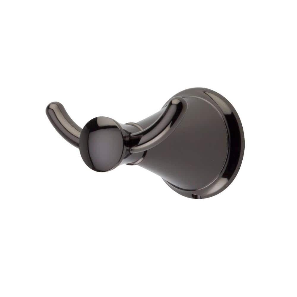 Pasadena Double Robe Hook in Midnight Chrome price history on PriceWatchPro