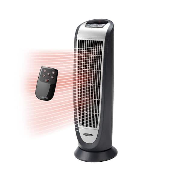 Tower 23 in. 1500-Watt Electric Ceramic Oscillating Space Heater with Digital Display and Remote Control