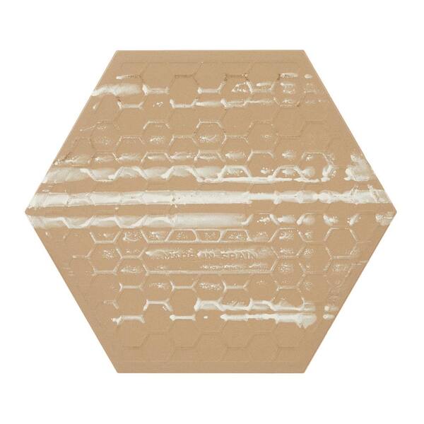 Toscana Carrara Hexagon 9 in. x 10 in. Matte Glazed Porcelain Floor and Wall Tile (8.06 sq. ft. / Case)