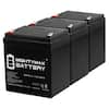 12V 5Ah Battery replaces Suncast Hose Reel Pw100 Pwc150 + 12V Charger, Black