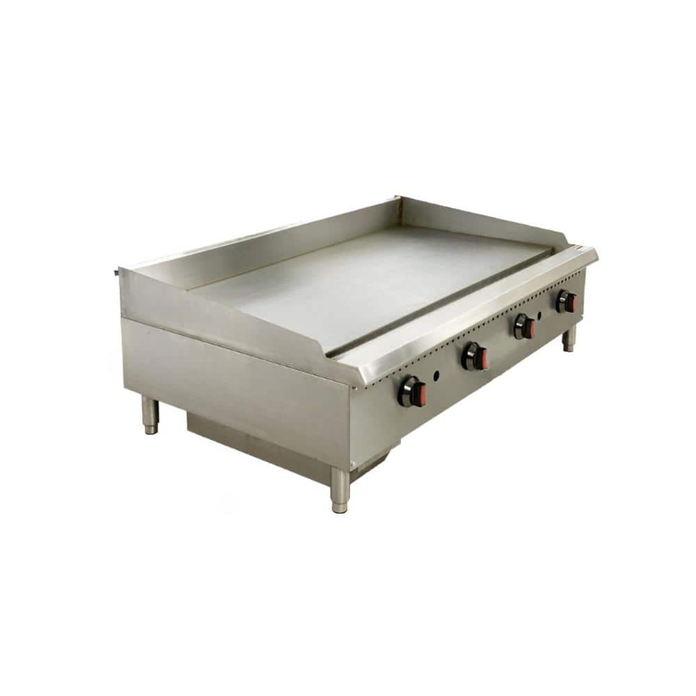 48 in. Commercial NSF Thermostat griddle ECDT48