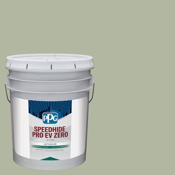 PPG SPEEDHIDE Pro EV Zero 5 gal. PPG1030-3 Mellow Mood Flat Interior Paint