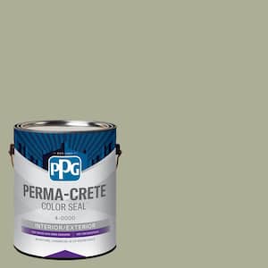 Color Seal 1 gal. PPG1125-4 Olive Sprig Satin Interior/Exterior Concrete Stain