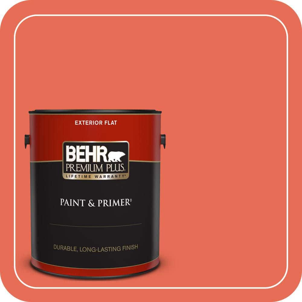 1 gal. #190B-6 Wet Coral Flat Exterior Paint & Primer price history on PriceWatchPro