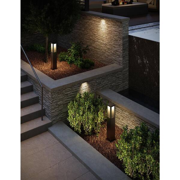 HINKLEY - Taper Hardwired Black LED Bollard Light