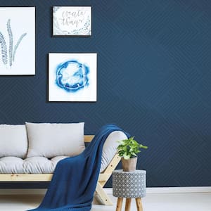 Blue Perplexing Peel and Stick Wallpaper (Covers 28.18 sq. ft.)