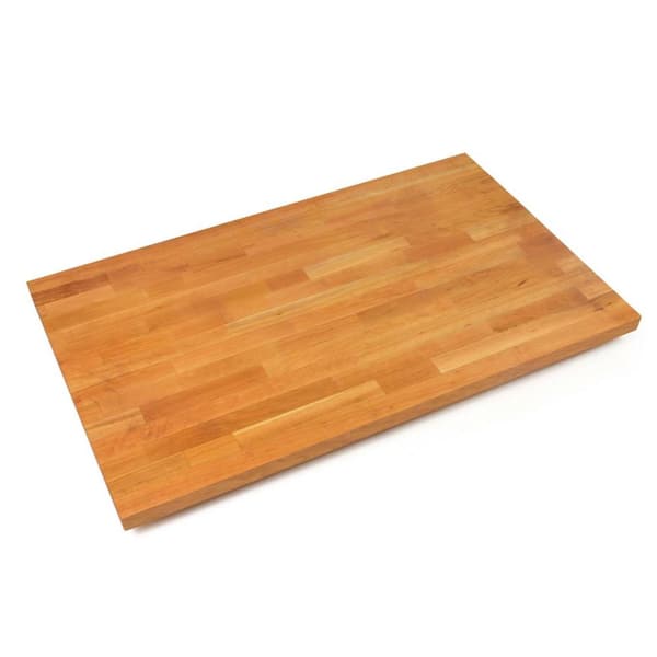 JOHN BOOS Cherry 30 in. x 25 in. Kitchen Island Butcher Block Counter Top with Oil Finish