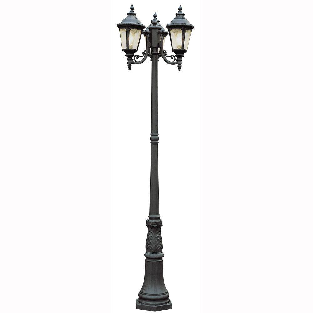 Bel air lighting cast store aluminum post light