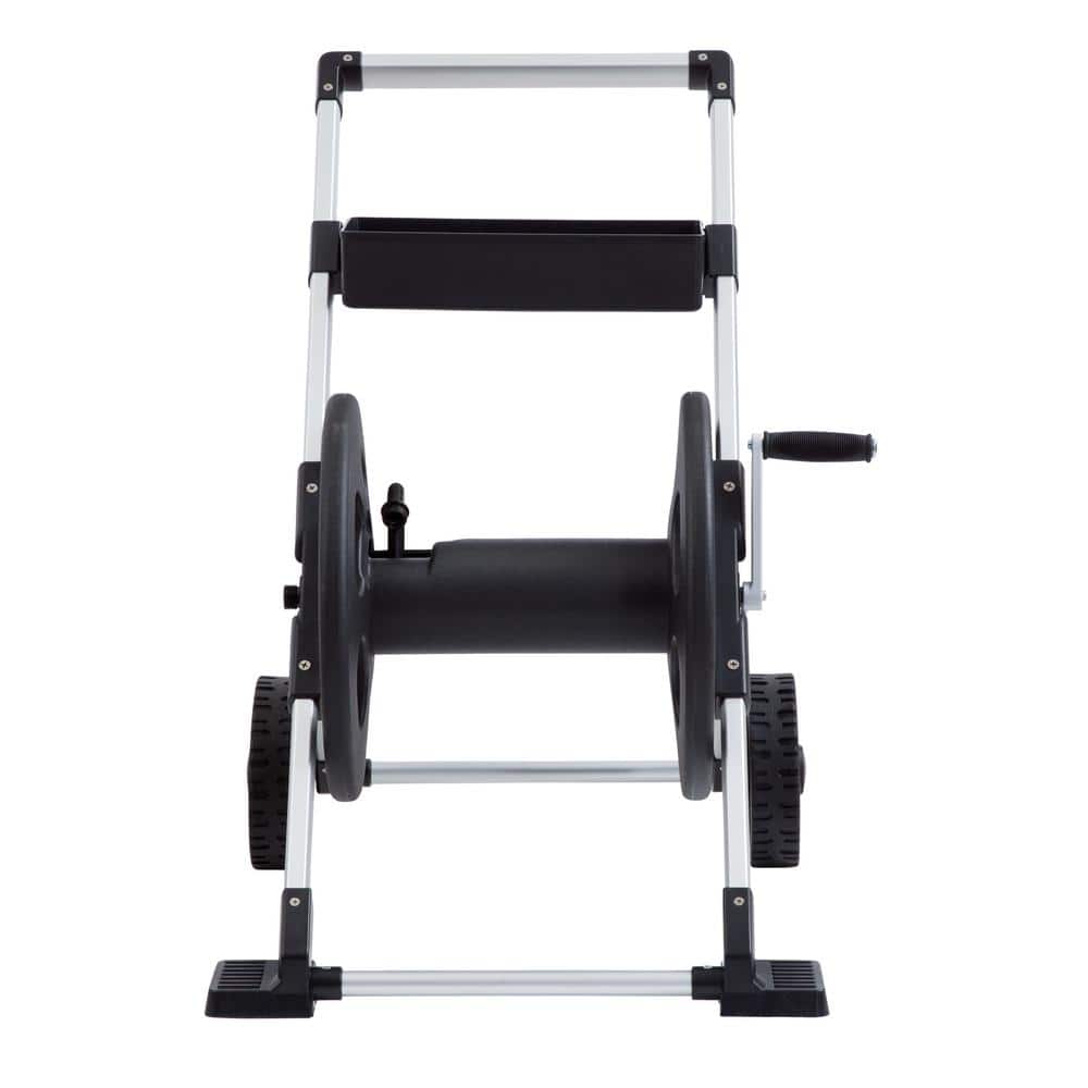 Explorer Aluminum and Resin 2-Wheel Hose Storage Cart