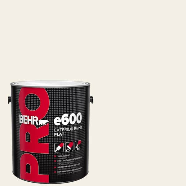 BEHR PRO 1 gal. #GR-W15 Palais White Flat Exterior Paint