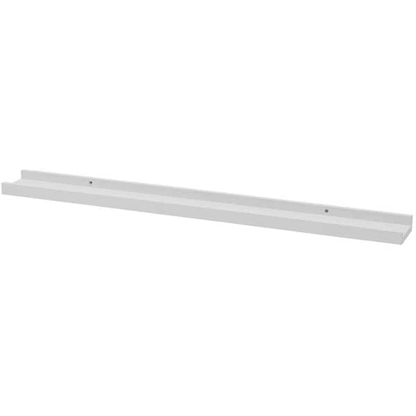 Wallscapes Photo Ledge 31.5 in. W x 3.5625 in. D White Decorative Ledge Shelf