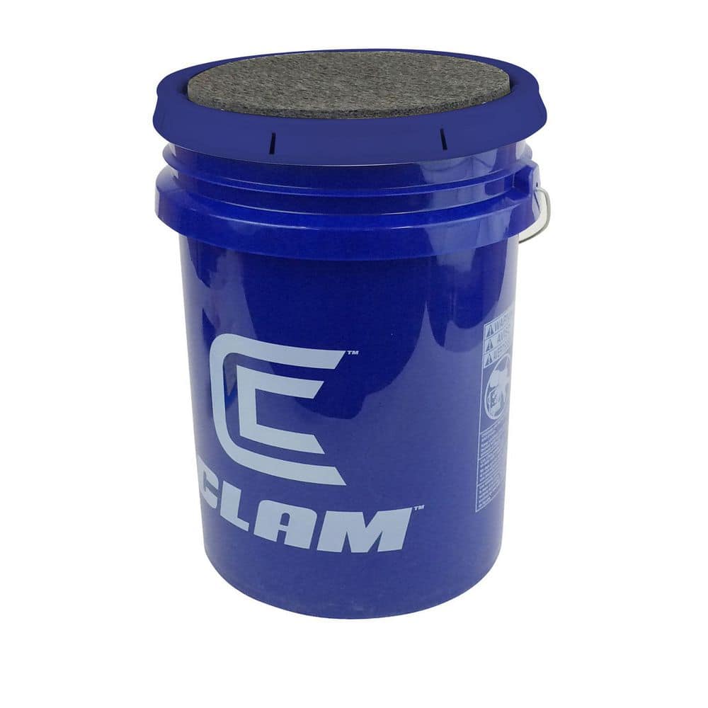 Clam 6 gal. Bucket with Lid 10156 10156 - The Home Depot