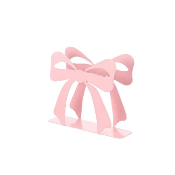 Metal Napkin Holder and Dispenser for Kitchen, Tables, Home, and Party Countertop, Pink (1-Pack)