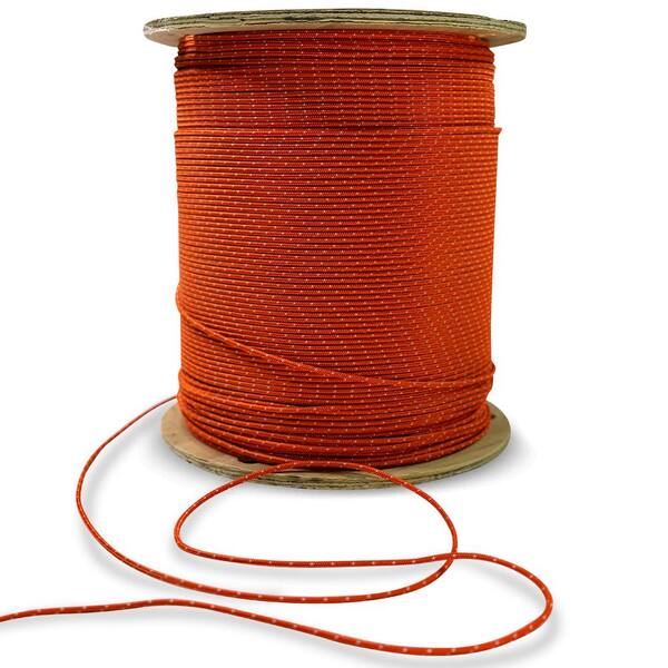 SMART&CASUAL 150 Ft 1/8 Inch (5mm) Nylon Poly Rope Flag Pole Polypropylene Clothes Line Camping Utility Good For Tie Pull Swing Climb Knot ((45.8M