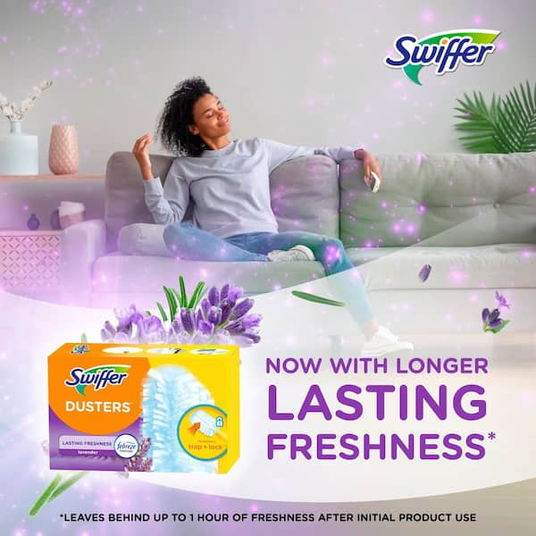 180 Duster Multi-Surface Refills with Febreze Lavender Vanilla and Comfort Scent (18-Count)