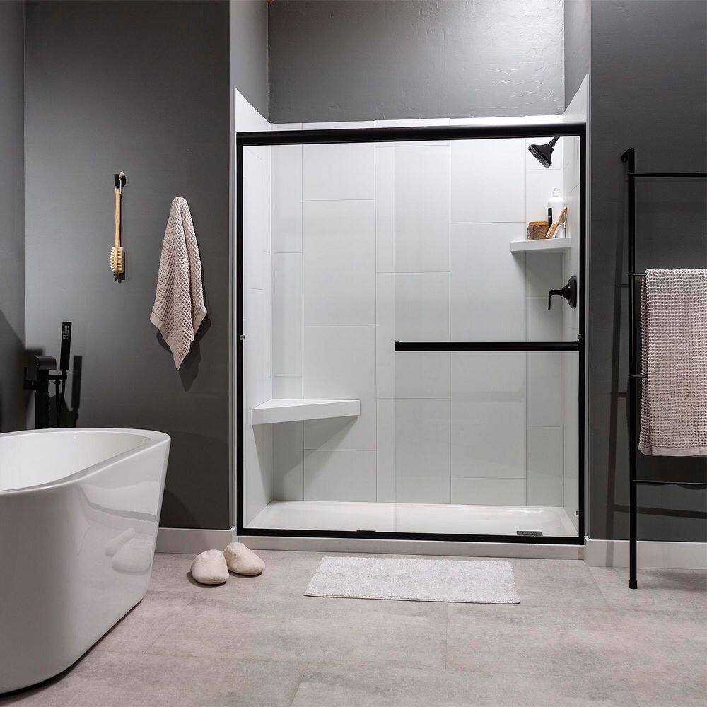 Dusty Pearl 25.6 in x 14.8 in Interlocking Vinyl Wall Tiles