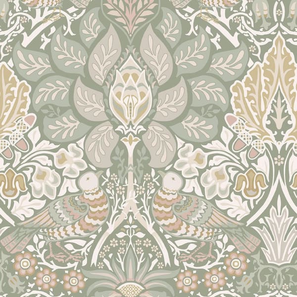William Morris at Home Dove and Rose Spring Garden Wallpaper