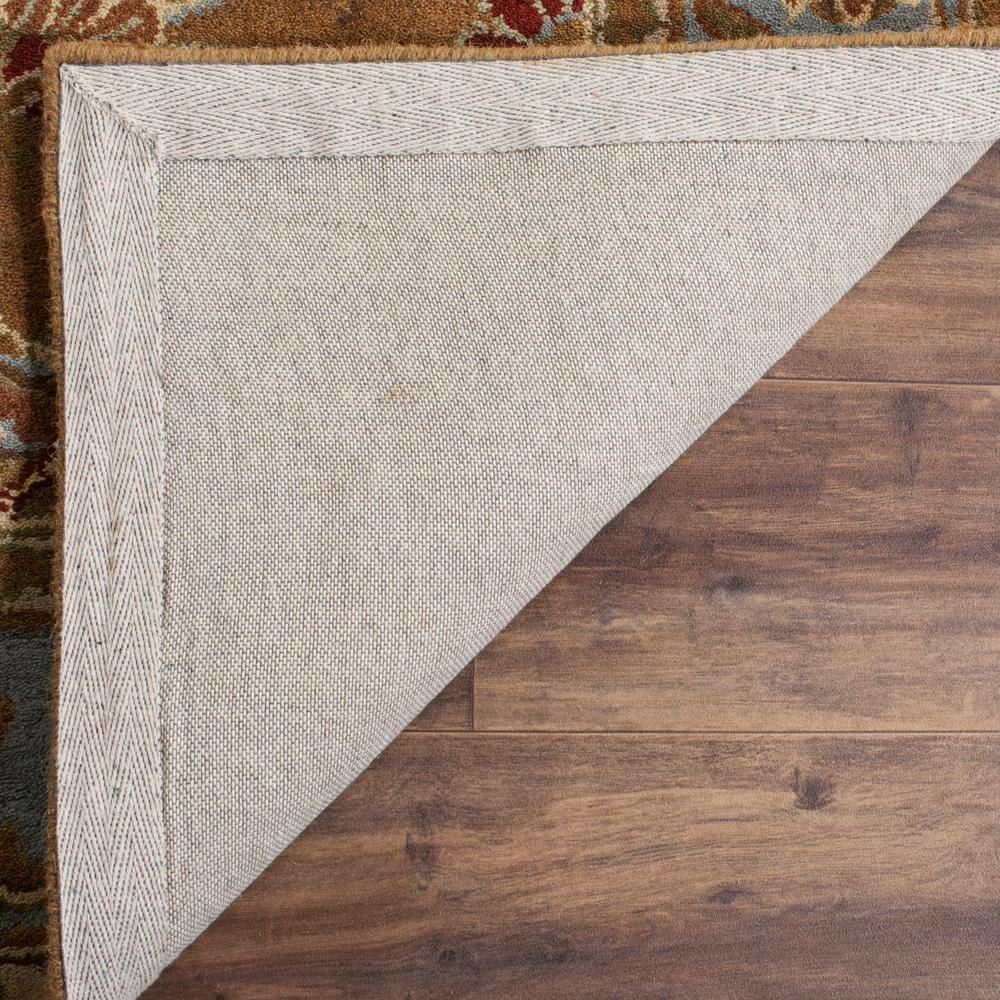 Heritage Brown and Blue Hand-Tufted Wool 9' x 12' Rug