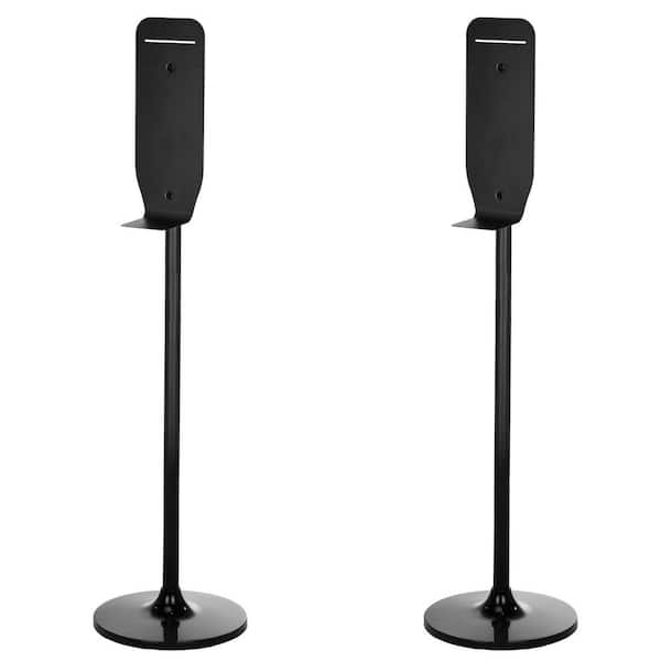 Industries Stainless Steel Universal Sanitizer and Soap Dispenser Stand in Black (2-Pack) 430-STAND-BLK-2PK - The Home Depot