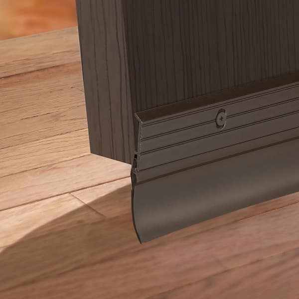 Frost King 36 in. x 0.25 in Bronze Premium Aluminum and Vinyl Door