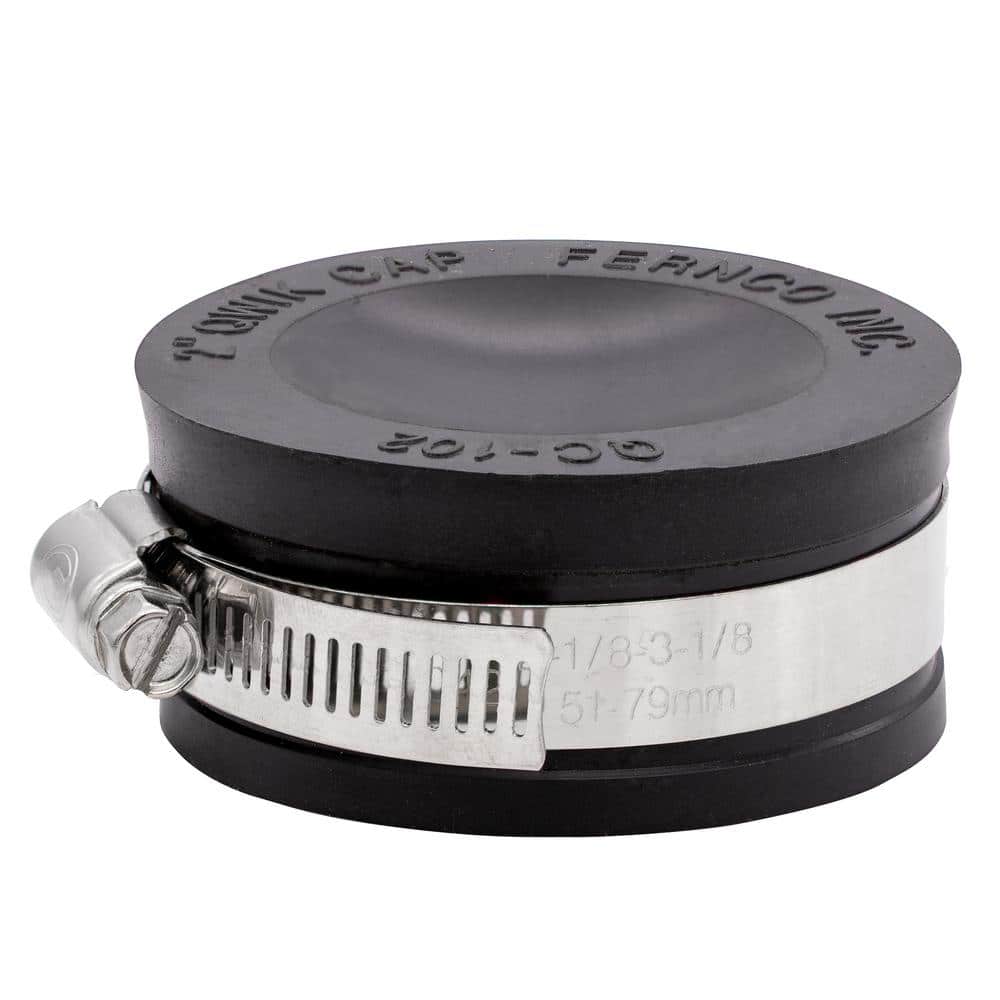 Fernco 2 in. PVC DWV Flexible Cap PQC-102 - The Home Depot