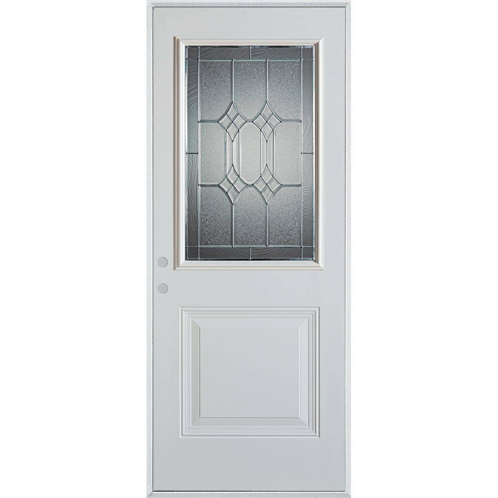 Reviews for Stanley Doors 36 in. x 80 in. Orleans Patina 1/2 Lite 1
