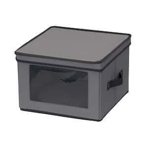 Dinner Plate Storage Box in Gray