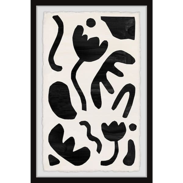 Unbranded "Complicated Formation" by Marmont Hill Framed Abstract Art Print 30 in. x 20 in.