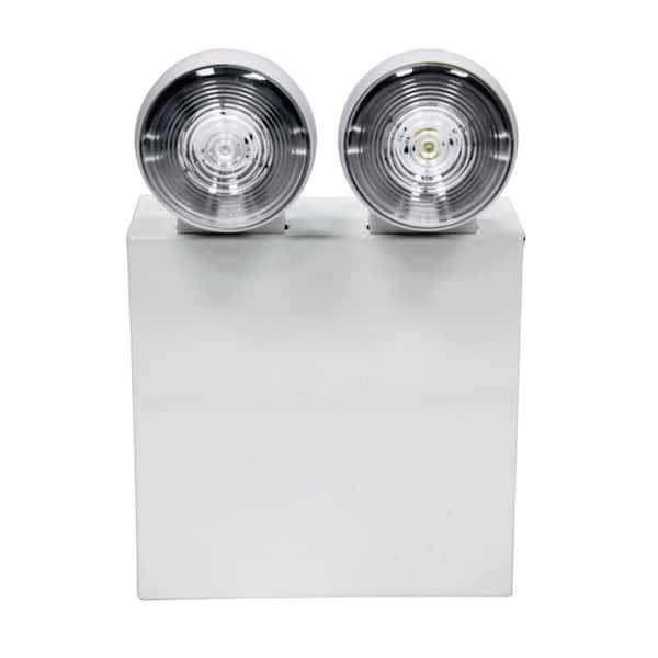 Atlite 2-Head 0.78W Integrated LED Commercial Grade Emergency Light w/ NiCad battery, Self-Diagnostic