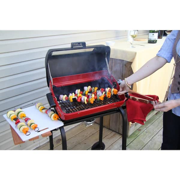 Americana Electric Cart Grill with Polymer Side Tables-Model 9350U8.181 -  Americana Grills