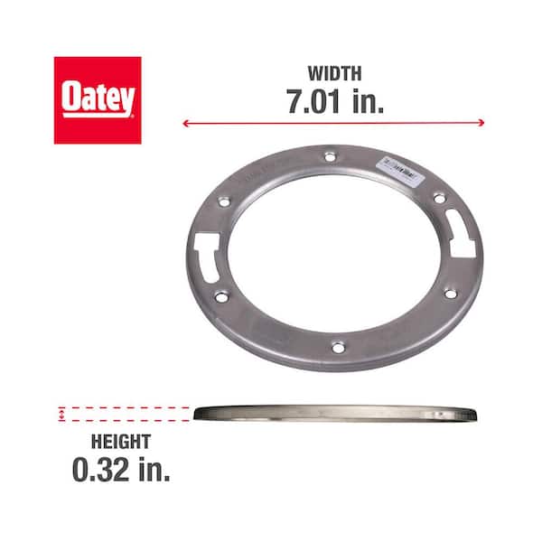 1/4 in. Stainless Steel Toilet Flange Replacement Ring