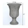 MPG 21.75 in. Dia Special Aged Granite Cast Stone Fiberglass Hose Pot  PF7063SAG - The Home Depot