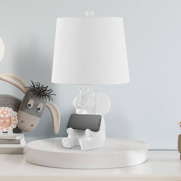JONATHAN Y Kairi 21 in. Modern Shabby Chic Resin/Iron Happy