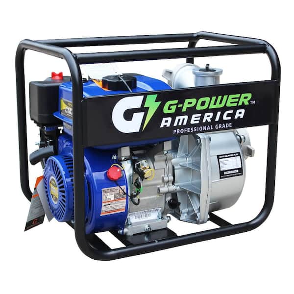 Unbranded 7 HP 3 in. Gas Semi-Trash/Water Pump with 208cc/7 HP LCT Commercial Grade Professional Engine, 227.3 GPM