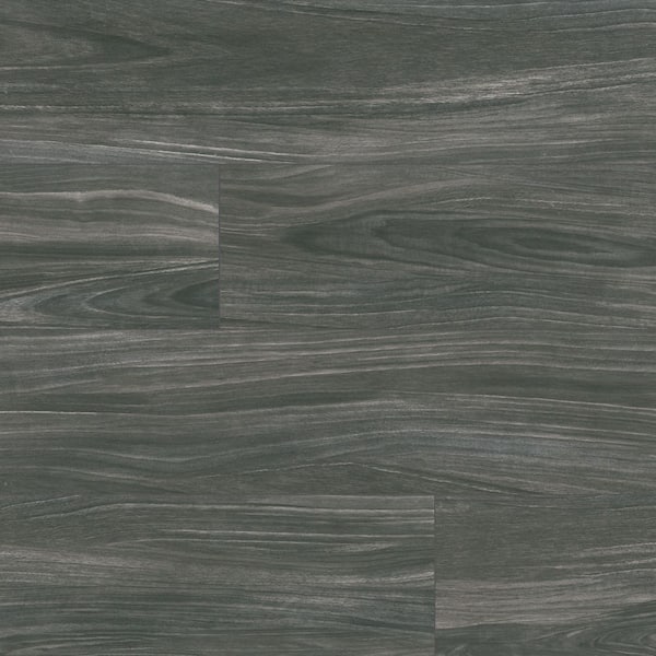 Brooksdale Diablo 10 in. x 40 in. Matte Porcelain Wood Look Floor and Wall Tile (13.89 sq. ft. / Case)