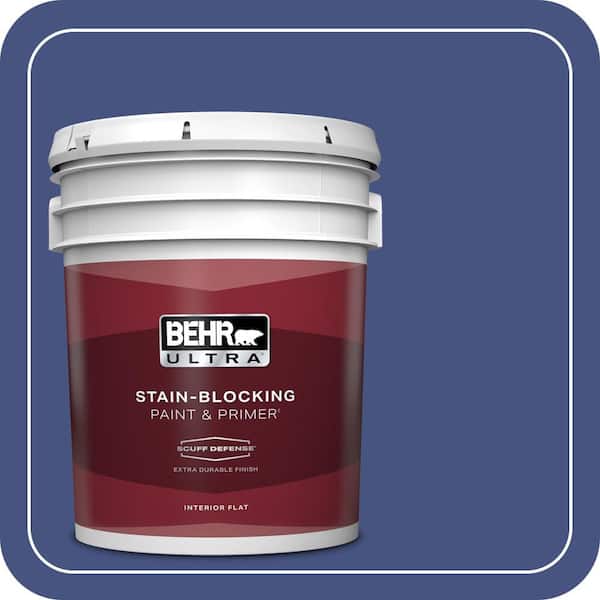 BEHR ULTRA 5 gal. #PPU15-02 Mozart Extra Durable Flat Interior Paint & Primer