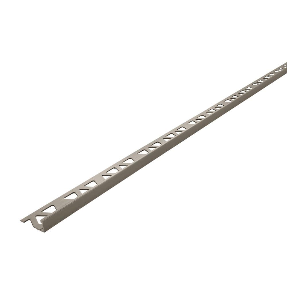Pewter 1.13 in. W x 96 in. L Aluminum 3/8 in. Tile Edge Trim price history on PriceWatchPro